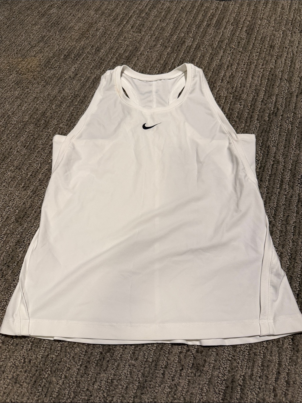 Nike Core Victory Tank. White, size small.
